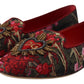 Dolce & Gabbana Multicolor Leather and Fabric Flats with Sacred Heart Patch