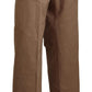 GF Ferre Elegant Brown Straight Fit Chinos