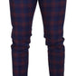 Dolce & Gabbana Chic Multicolor Checkered Wool Pants