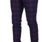 Dolce & Gabbana Chic Multicolor Checkered Wool Pants