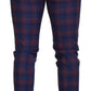 Dolce & Gabbana Chic Multicolor Checkered Wool Pants