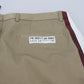 Dolce & Gabbana Two-Tone White & Brown Chic Cotton Pants