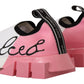 Dolce & Gabbana Elegant Sorrento Slip-On Sneakers in White & Pink