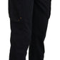 Roberto Cavalli Elegant Black Cargo Pants with Belt