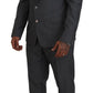 Dolce & Gabbana Sleek Silver Martini Slim Fit Three-Piece Suit