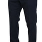 Dolce & Gabbana Elegant Blue Martini Men's Slim Fit Suit