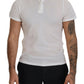 FRADI Elegant White Cotton Polo T-Shirt