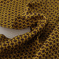 Dolce & Gabbana Yellow Patterned Silk Neck Wrap Fringe Scarf