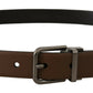 Dolce & Gabbana Classic Brown Leather Belt