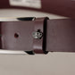 Dolce & Gabbana Elegant Brown Leather Designer Belt