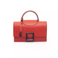 Baldinini Trend Red Leather Women Shoulder Bag