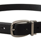 Dolce & Gabbana Elegant Leather Belt with Metal Buckle