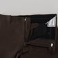 BENCIVENGA Elegant Brown Italian Designer Pants