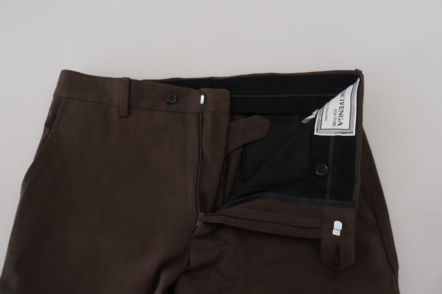 BENCIVENGA Elegant Brown Italian Designer Pants