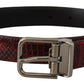 Dolce & Gabbana Elegant Red Exotic Leather Belt