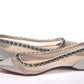 Christian Louboutin Silver Flat Point Toe Shoe