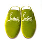 Christian Louboutin Bourgeon Lime Navy Coolito Flat Shoes