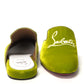 Christian Louboutin Bourgeon Lime Navy Coolito Flat Shoes