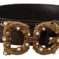 Dolce & Gabbana Elegant Snakeskin Leather Belt