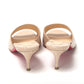 Christian Louboutin Nougat Kitten Heel Mule Leather Shoes