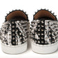 Christian Louboutin White Black Sv Roller Boat Flat Shoes