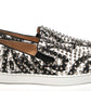 Christian Louboutin White Black Sv Roller Boat Flat Shoes