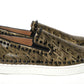 Christian Louboutin Black/Gold Version Pik Boat Flat Pat Shoes