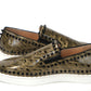 Christian Louboutin Black/Gold Version Pik Boat Flat Pat Shoes