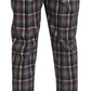 BENCIVENGA Checkered Couture Chino Pants for Men