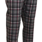 BENCIVENGA Checkered Couture Chino Pants for Men