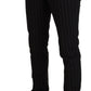 BENCIVENGA Elegant Striped Viscose Dress Pants for Men