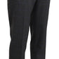 BENCIVENGA Elegant Checkered Wool Dress Pants for Men