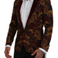 Dolce & Gabbana Elegant Multicolor Wool Blend Blazer