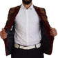 Dolce & Gabbana Elegant Multicolor Wool Blend Blazer