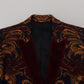 Dolce & Gabbana Elegant Multicolor Wool Blend Blazer