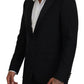 Dolce & Gabbana Elegant Martini Black Formal Blazer