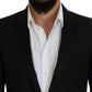 Dolce & Gabbana Elegant Martini Black Formal Blazer