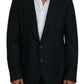 Dolce & Gabbana Elegant Dark Blue Single Breasted Blazer