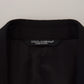 Dolce & Gabbana Elegant Martini Style Black Formal Blazer