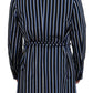 Dolce & Gabbana Elegant Striped Silk Blend Robe