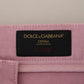 Dolce & Gabbana Metallic Pink Loose Denim Jeans