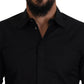 Dolce & Gabbana Elegant Slim Fit Formal Black Dress Shirt