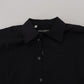 Dolce & Gabbana Elegant Slim Fit Formal Black Dress Shirt