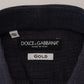 Dolce & Gabbana Elegant Slim Fit Dark Blue Dress Shirt