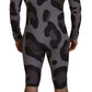 Dolce & Gabbana Elite Gray Patterned Men's Wetsuit Swimwear