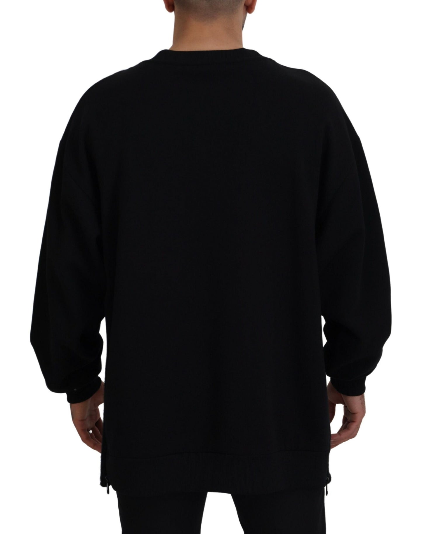 Dolce & Gabbana Elegant Black Pullover Sweater