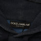 Dolce & Gabbana Elegant Dark Blue Cotton Pullover Sweater