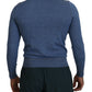 Dolce & Gabbana Elegant Blue Cotton Cardigan Sweater