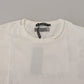 Dolce & Gabbana Elegant Crew Neck Cotton Tee