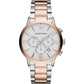 Emporio Armani Elegant Two-Tone Timepiece for Men